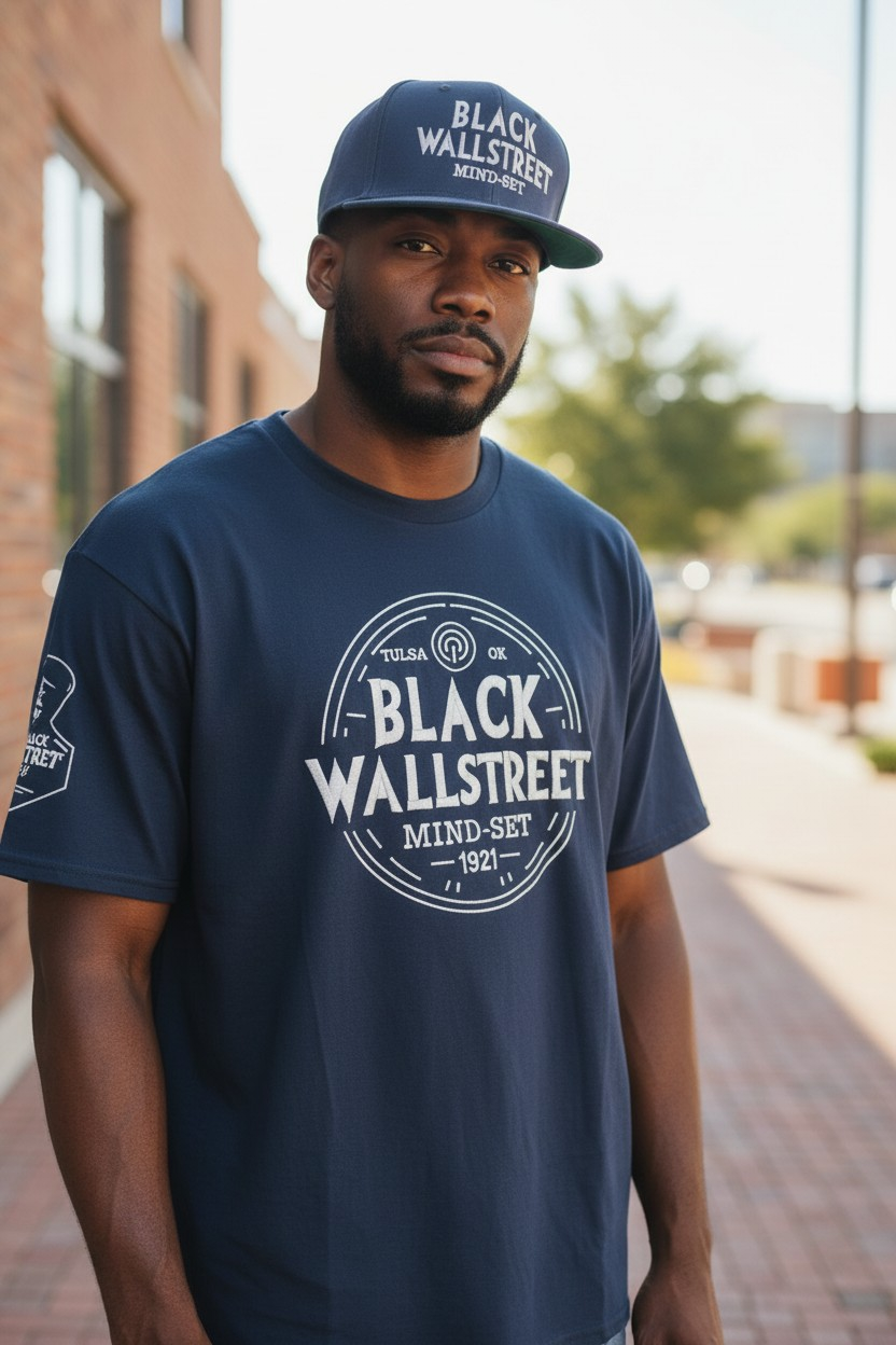 Black Wallstreet Mindset T-Shirt