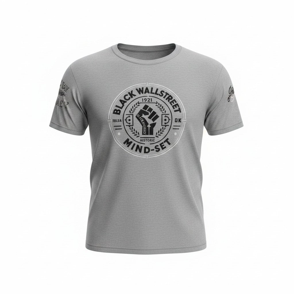 Black Wallstreet Fist Tee